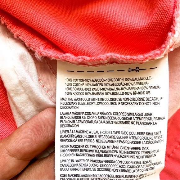 Vans Casual Salmon Pink Shorts - Picture 7 of 8